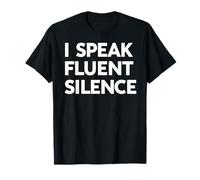 Autism Awareness ASD Nonverbal I Speak Fluent Silence T-Shirt