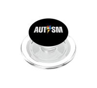 Autism Awareness Autism Lightning Kids Boys Girls Men Women PopSockets PopGrip for MagSafe