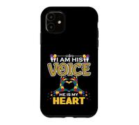 Autism Awareness | Autistic | I Am His Voice He Is My Heart Case for iPhone 11