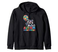 Autism Awareness Autistic Zip Hoodie
