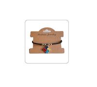 Autism Awareness Bracelet, Handmade Adjustable braided Puzzle Piece Jigsaw Heart Charm Red String Bracelet Diversity Rope Bracelets Jewelry Gifts for Women Autistic Autism Population, 8.1In, 合金, no