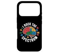 Autism Awareness Brain I Rock The Spectrum Boys Girls Kids Case for iPhone 17 Pro