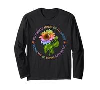 Autism Awareness Celebrate Minds Of All Kinds Wildflower Long Sleeve T-Shirt