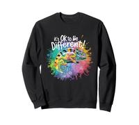 Autism Awareness Chameleon Animal Its Ok To Be Different Sweatshirt