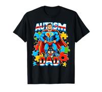 Autism Awareness Dad Father Dads Papa Funny Proud Autism Dad T-Shirt