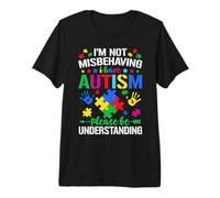 Autism Awareness Day I'm Not Misbehaving Autistic Child Kids Premium T-Shirt