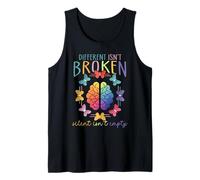 Autism Awareness Different Isn't Broken Silent Isn't Empty Tank Top