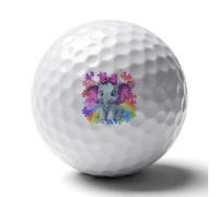 Autism Awareness Elephant Personalized Golf Balls Distance Practice Ball for Indoor Outdoor