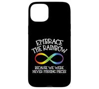 Autism Awareness Embrace The Rainbow Infinity Anti Puzzle Case for iPhone 15 Plus