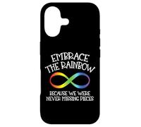 Autism Awareness Embrace The Rainbow Infinity Anti Puzzle Case for iPhone 17
