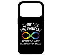 Autism Awareness Embrace The Rainbow Infinity Anti Puzzle Case for iPhone 17 Pro