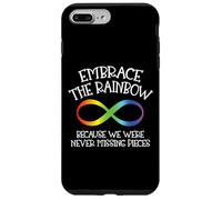 Autism Awareness Embrace The Rainbow Infinity Anti Puzzle Case for iPhone 7 Plus/8 Plus