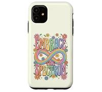 Autism Awareness Embrace The Spectrum Retro Groovy Infinity Case for iPhone 11