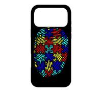 Autism Awareness Fingerprint Puzzle Color Neurodiversity Case for iPhone 17 Pro Max