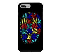 Autism Awareness Fingerprint Puzzle Color Neurodiversity Case for iPhone 7 Plus/8 Plus
