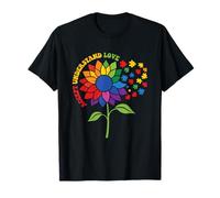 Autism Awareness Flower - Accept Understand Love Autism Mom T-Shirt