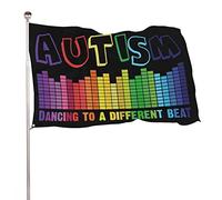 Autism Awareness Garden Flags Funny Yard Flag Banner Flags Outside Decoration 24x35 in