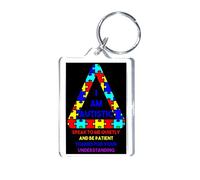 Autism Awareness Gift - Novelty Keyring - I Am Autistic- Thanks For Your Understanding - Ideal Present For Birthday Christmas