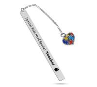 Autism Awareness Gifts Bookmark Autism Teacher Appreciation Gifts SPED Teacher's Gift Christmas Birthday Gifts Thank You Gifts for Autism Teacher Special Education Teachers Autism Teacher Thank You