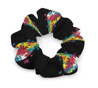 Autism Awareness Hair Ties Elastic Hair Bands Cute Ponytail Holders for Thick Or Thin Hair