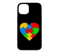 Autism Awareness Heart Puzzle Piece Teacher Support Squad Case for iPhone 13