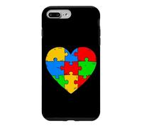 Autism Awareness Heart Puzzle Piece Teacher Support Squad Case for iPhone 7 Plus/8 Plus