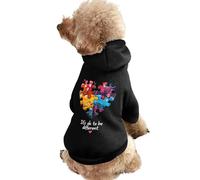 Autism Awareness Its Ok To Be Different Dog Hoodie Shirts Pet Clothes for Small Puppy Cat Costume L