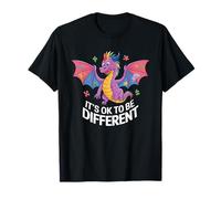 Autism Awareness It's Ok To Be Different Dragon Autistic T-Shirt