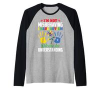 Autism Awareness Kids Autistic Boy Girl I Have Raglan Baseball Tee