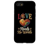 Autism Awareness Love Needs No Words Kid Designs Case for iPhone SE (2020) / 7/8