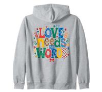 Autism Awareness Love Needs No Words Puzzle Zip Hoodie