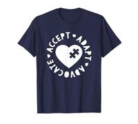 Autism Awareness Month Accept Adapt Advocate Autism Gift T-Shirt