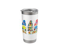 Autism Awareness Month April Autistic Acceptance Be Kind Luv Stainless Steel Insulated Tumbler
