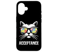 Autism Awareness Month Cat Acceptance Case for iPhone 16