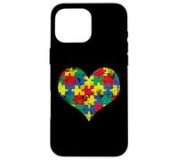 Autism Awareness Month Love Heart Acceptance Aware Case for iPhone 16 Pro Max