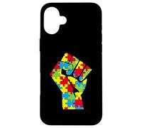 Autism Awareness Month Love Heart Acceptance Inclusion Aware Case for iPhone 16 Plus