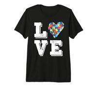 Autism Awareness Month Love Inclusion Aware Acceptance Premium T-Shirt