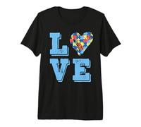 Autism Awareness Month Love Inclusion Aware Acceptance Premium T-Shirt