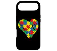 Autism Awareness Month Puzzle Pieces Heart Acceptance Aware Case for iPhone Air
