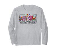Autism Awareness Month Support Seeing the World Differently Long Sleeve T-Shirt