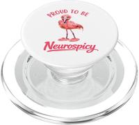 Autism Awareness Neurodivergent Pride Neurospicy Flamingo PopSockets PopGrip for MagSafe