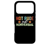 Autism Awareness not rude just nonverbal Case for iPhone 17 Pro