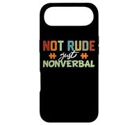 Autism Awareness not rude just nonverbal Case for iPhone Air