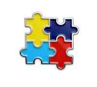 Autism Awareness Pin for Promoting Autism Awareness,available in more choices for design or quanity, 1 Piece, Zinc, no gemstone