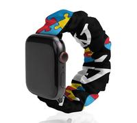 Autism Awareness Puzzle Heart Cute Watch Band Sports Watch Strap Replaceable Straps for Men Women Compatible with Apple Watch