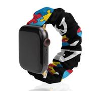 Autism Awareness Puzzle Heart Cute Watch Band Sports Watch Strap Replaceable Straps for Men Women Compatible with Apple Watch