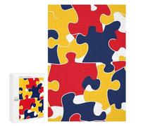 Autism Awareness Puzzle Jigsaw Puzzles for Adults 1000 PCS Wooden Puzzles Unique Puzzle Gifts