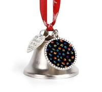 Autism Awareness Puzzle Pieces Christmas Bells Hanging Decor Love Bell