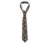 Autism Awareness Puzzle Pieces Heart Men'S Necktie Classic Tie A Pack Of Neck Ties, Black, One size
