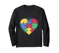 Autism Awareness Puzzle Teacher Women Kid Acceptance Autism Long Sleeve T-Shirt
